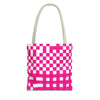 Pink Gingham Tote Bag
