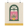 Checkered Cottage Garden Gallery Wall Set | 5 Unframed Matte Prints