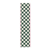 Dark Green Check Cottage Table Runner