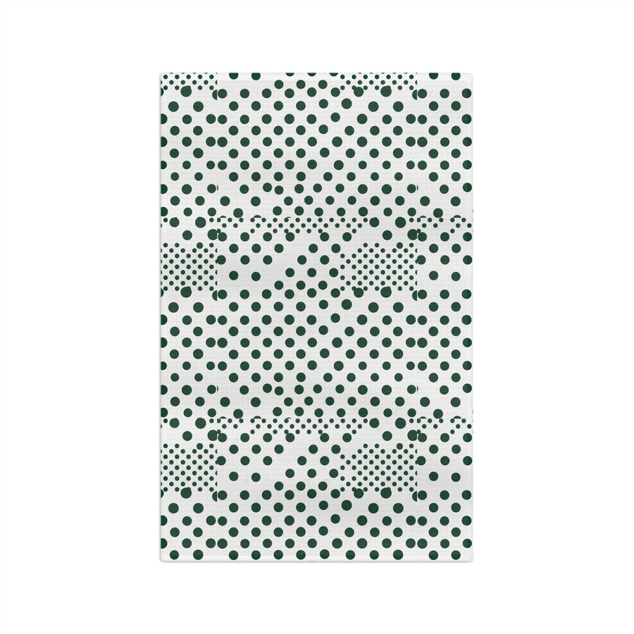 Sage Polka Dot Microfiber Towel