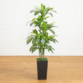 5' Artificial Real Touch Dracaena in Decorative Planter
